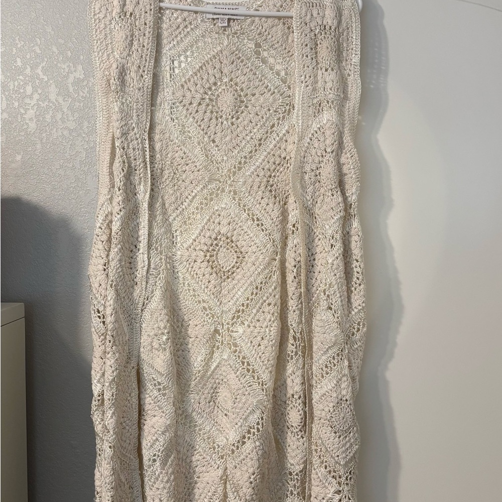 Shyanne Ivory Crochet Cardigan